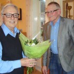 Rune Johansson blev avtackad av Leif Nygren