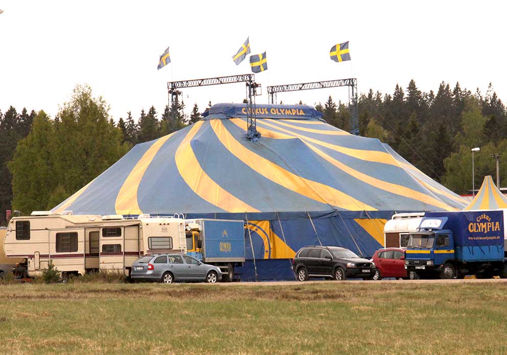Cirkus Olympia. Arkivbild