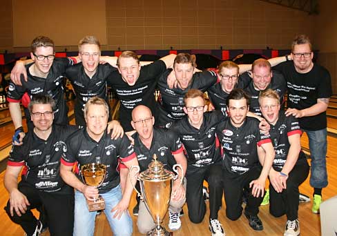Clan vann SM. Foto: Thord Lagercrantz , Svenska Bowlingförbundet