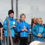 Prisutdelning P8, på 8:e plats Alwin Beimer 7:e från vänster