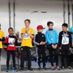 Från vänster: Nummer två Ludvig Beimer på 2:a plats, nummer fyra Anton Rosqvist på 4:e plats
