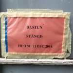Numer används inte bastun då det var för få gäster