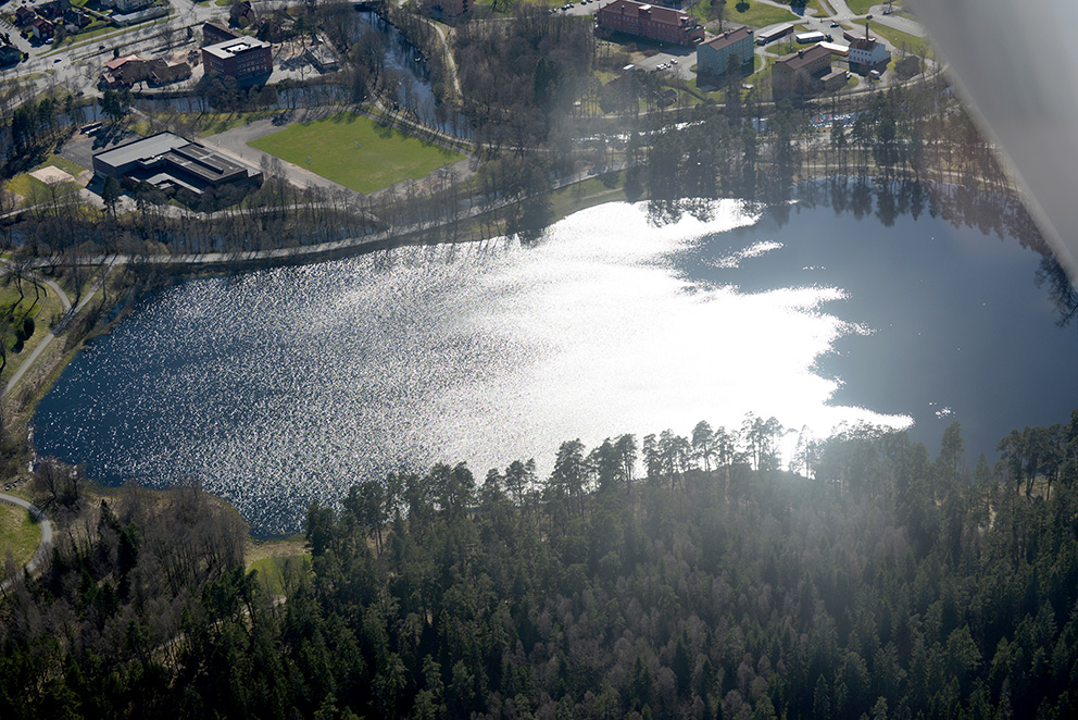 I Prostsjön råder ingen brist på vatten. Då är det värre med grundvattnet i kommunen.