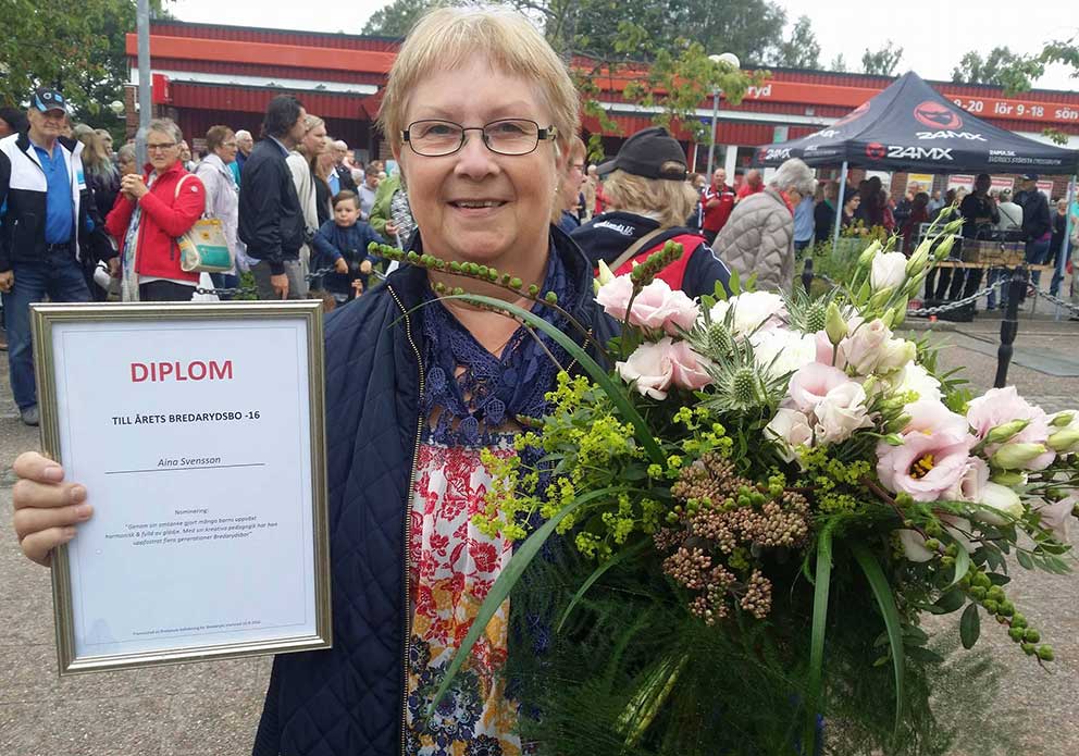 Aina Svensson är Årets Bredarydsbo.