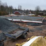 Villabygge på gång på Södra Park i Vaggeryd.