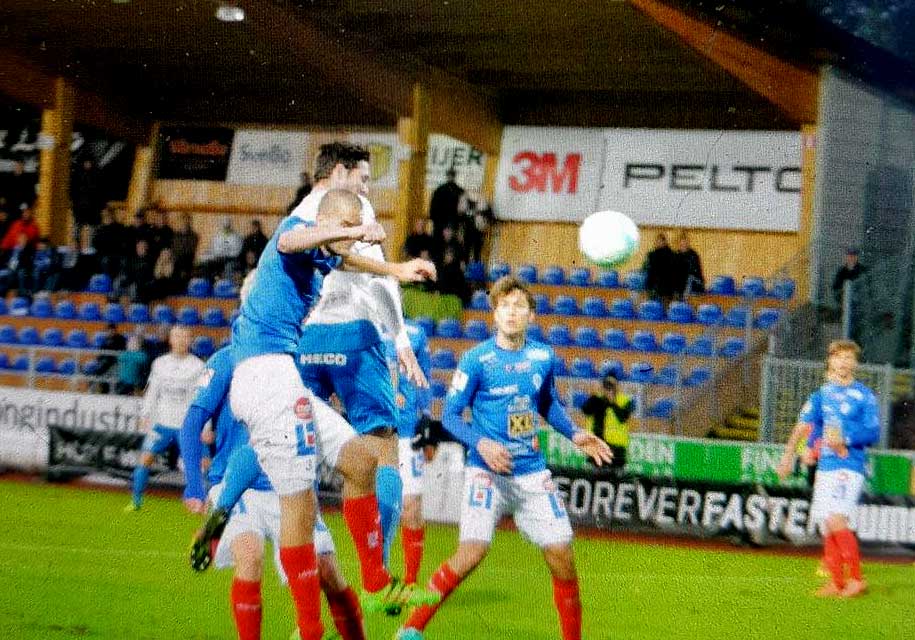 Pär Cederqvist nickar in 1–1